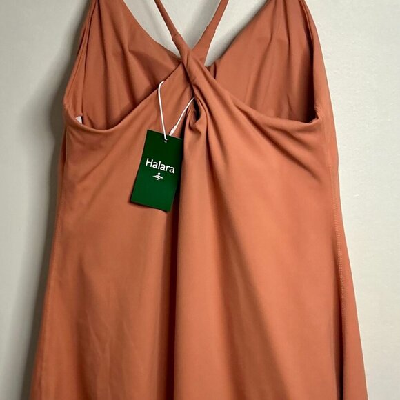 Halara Softlyzero™ Plush Backless Active Dress in Sun Baked  Color Size L - Picture 5 of 8
